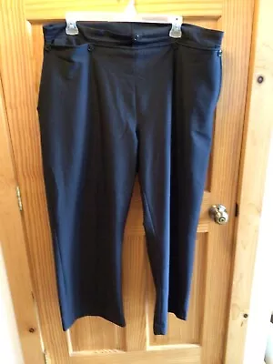 Amish Mennonite Hand Made Black 6Button Broadfall Pants W44 GREAT Plain Clothing • $13.99