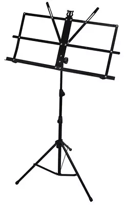 Compact Folding Sheet Music Stand Fully Adjustable With Bag • £12.95