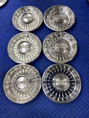 $99.95 • Buy Set Of 6 1961 1962 Cadillac Hubcap Vintage Cover Metal Fleetwood Eldorado #61/2B
