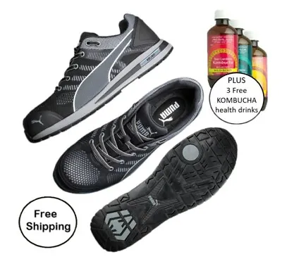 $236.10 • Buy PUMA Work Shoes Boots Elevate Knit Light Weight + FREE 3x Kombucha Health Drinks
