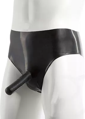 SUPER SALE Latex Brief W/ SHEATH / BLACK / CONDOM / COVER / Made In UK / 105 • $24.99