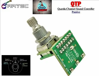 ARTEC QTP - ONBOARD - Quadra Channel Sound Controller Passive • $19.50