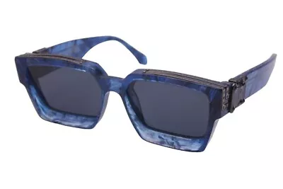 Louis Vuitton Sunglasses Millionaire 1.1 58□17 Z1359E Blue Marble Excellent • $1620