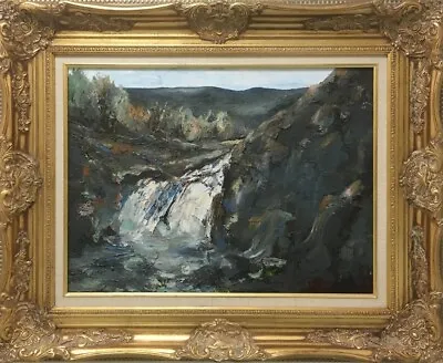 Grand Canyon Chasms By William Vincent Kirkpatrick Original Oil On Canvas Framed • $1595