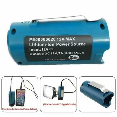 Replace USB Power Charger For Makita Heated Jackets 10.8V/12V Li-ion BL1013 • £13.79