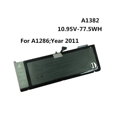 £49 • Buy Apple Genuine/Original For MacBook Pro 15  Unibody A1286 2011-2012 Battery A1382