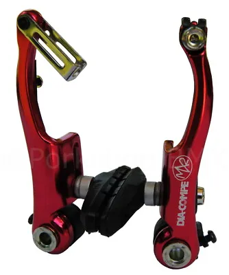 Dia-Compe MX2 Bicycle BMX V-brake Caliper - RED ANODIZED • $39.99
