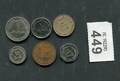 £3 • Buy  Set Of   6  Coins  United Arab Emirates
