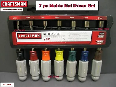 Craftsman 7 Pc Metric Nut Driver Set • $34.90