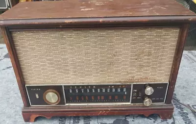 K731 Vtg Antique Old Tube AM-FM Zenith Radio 7M07 Chasis Long Distance Working Z • $39.99