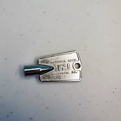 $5 • Buy Vintage National Lock NL Rockford ILL USA Freezer Key 5 Point Type