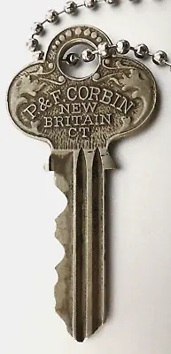 Antique P & F CORBIN Ornate Key; New Britain CT;  # 2L 23627 • $7.99