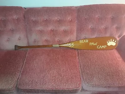 Vintage Boy Scouts Oar From 1953 Bear Claw Camp With Staff Autographs • $124.95