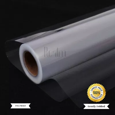 2 Meter Clear See Through Cellophane Wrapping Gift Paper | Hampers Wrap  • £2.75