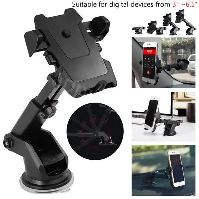 Universal Suction Dashboard Mobile Phone Holder Dash Car Mount Stand GPS • $11.89