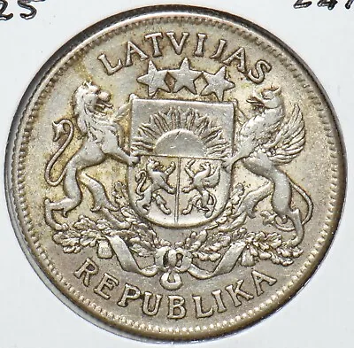 Latvia 1925 2 Lati 295471 Combine Shipping • $38.99