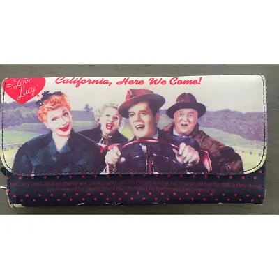 Vintage I Love Lucy Women's Women's Wallet Card Slots Zipper Pockets • $20