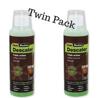 $38.95 • Buy Coffee Machine Cleaner Saeco Descaler 250mls X 2Bottles Delonghi SEE VIDEO