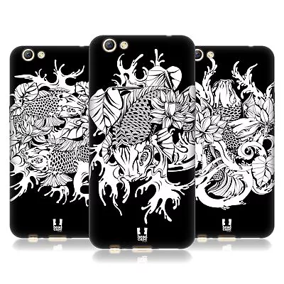 Head Case Designs Black And White Koi Fish Tattoo Soft Gel Case For Oppo Phones • $14.95