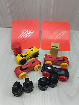 Nerf Nitro Replacement Parts Lot 4 Cars Ramps Tires Barrel Crate • $16.99