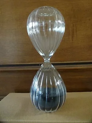 Hour Glass 30 Minutes Black Sand Vintage Sand Timer Sand Clock Hourglass • $15