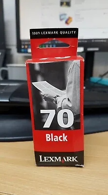 Original Lexmark 70 Black Ink Cartridge (012A1970E) - Clearance • £19.97