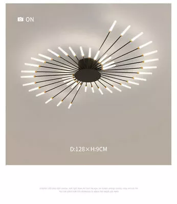 Modern Simple Rod LED Pendant Light Bedroom Ceiling Lamp Chandelier Lighting • $63.15