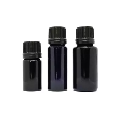 Miron Violet Glass Bottles With Euro Dropper Cap Essential Oil Dropper Bottle • $9.50