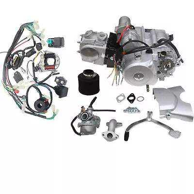 125cc 4-stroke Electric Start Engine Motor Reverse+Wiring For ATV Go Kart Quad • $419.59