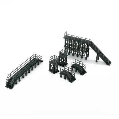 Outland Models Railroad Scenery Industrial Platform & Stairs Set 1:160 N Scale • $12.99