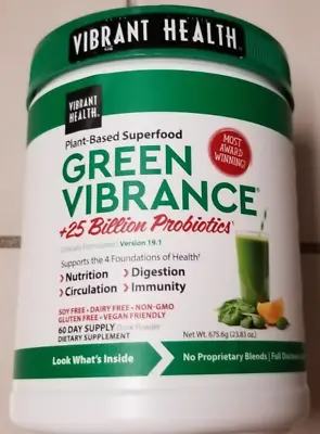 $82 • Buy Vibrant Health Green Vibrance Plant-Based Superfood Powder - 60 Servings