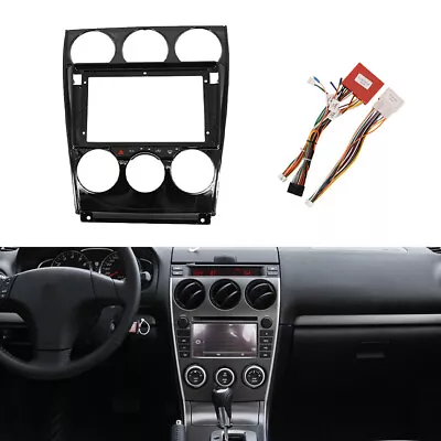 Car Stereo Radio Double Din Installation Dash Panel Kit Fits For Mazda 6 2004-16 • $58.79