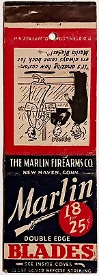 Marlin Blades Vintage Matchbook Cover • $4.99