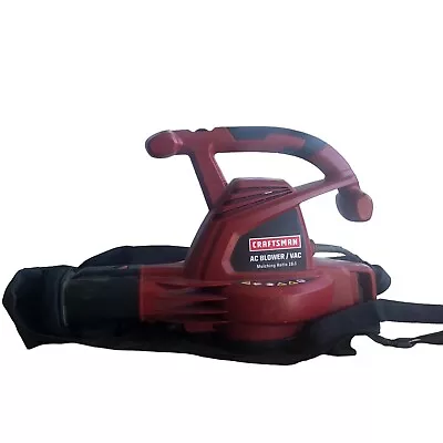 Craftsman  138.758 Variable Speed AC Blower Vac W/Mulch Bag Tested And Works • $44.99