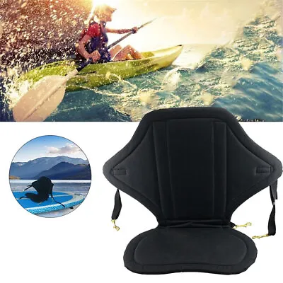 Adjustable Kayak Seat Padded Canoe Back Sit On Kayak Seat Canoe Backrest Cushion • £13.96