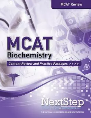 MCAT Biochemistry: Content Review And Practice Passages By Schnedeker Bryan • $7.37