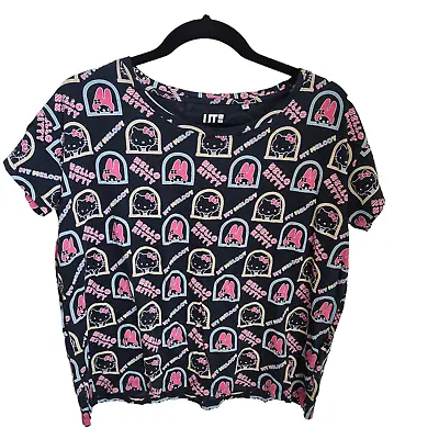 Vintage Hello Kitty Tee Uniqlo X Sanrio Womens T-Shirt Size M My Melody Cropped • $21