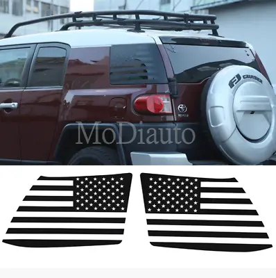 Fit For Toyota FJ Cruiser 2007-2014 American Flag Rear Side Window Sticker Cover • $42.82