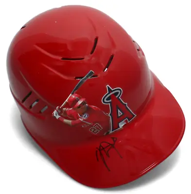 Mike Trout Autographed Los Angeles Angels Hand Painted Batting Helmet PSA/DNA • $1795.50