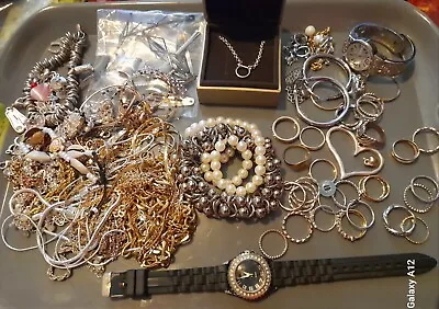 Jewellery Bundle/Joblot - Clear Out - Massive Lot Of Old & New Includes 9ct Gold • £92