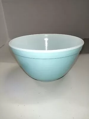 Vintage Pyrex #401 Turquoise Robin's Egg Blue Mixing Nesting Bowl 1 1/2 Pint • $42.85