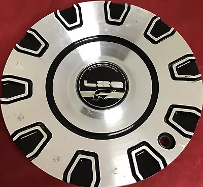 $54.99 • Buy One Used Lxe By Falken Wheels Silver/gloss Black Centercao No Part # 2 12232