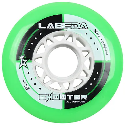 Labeda Shooter Inline Roller Hockey Wheels GREEN 80mm Indoor Outdoor (Single Whe • $5.99