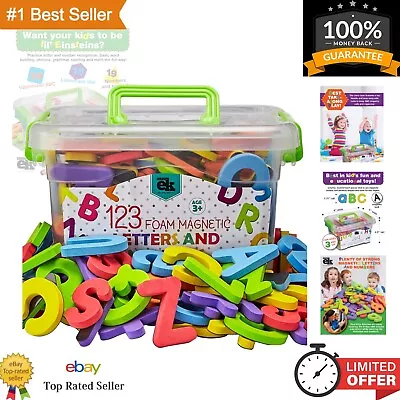 Foam Magnetic Letters & Numbers Set - Educational Toy For Learning & Spelling • $29.99