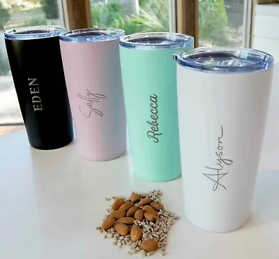$39.95 • Buy Personalised Engraved Keepsake Reusable Travel Insulated Stainless Steel Mug Cup