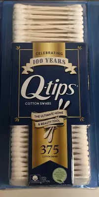 Q-tips Cotton Swabs - 375 Count New 100% Cotton • £8