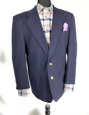 Nordstrom Mens International Sport Blazer 2 Button Jacket Men Navy 42 • $69