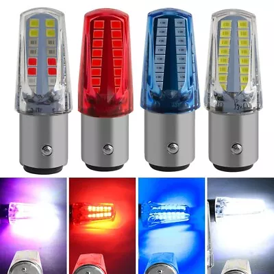 1pcs 1157 Motorcycle Tail Light Bulb Brake Strobe Car Turn Signal Lighting • $7.11