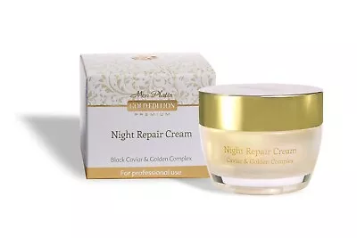 Mon Platin Dead Sea Gold Edition Night Repair Cream W Black Caviar 50ml • $32.99