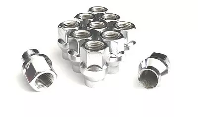 32 Premium Lug Nuts Et Open End 9/16 Extended Thread 13/16  Hex Chrome 9/16-18 • $29.99